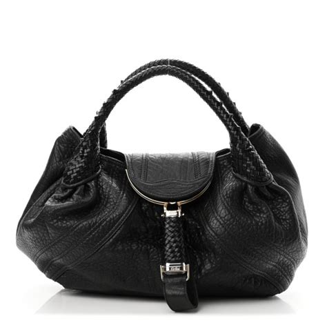 FENDI Nappa Nuvolata Spy Black 1182996 